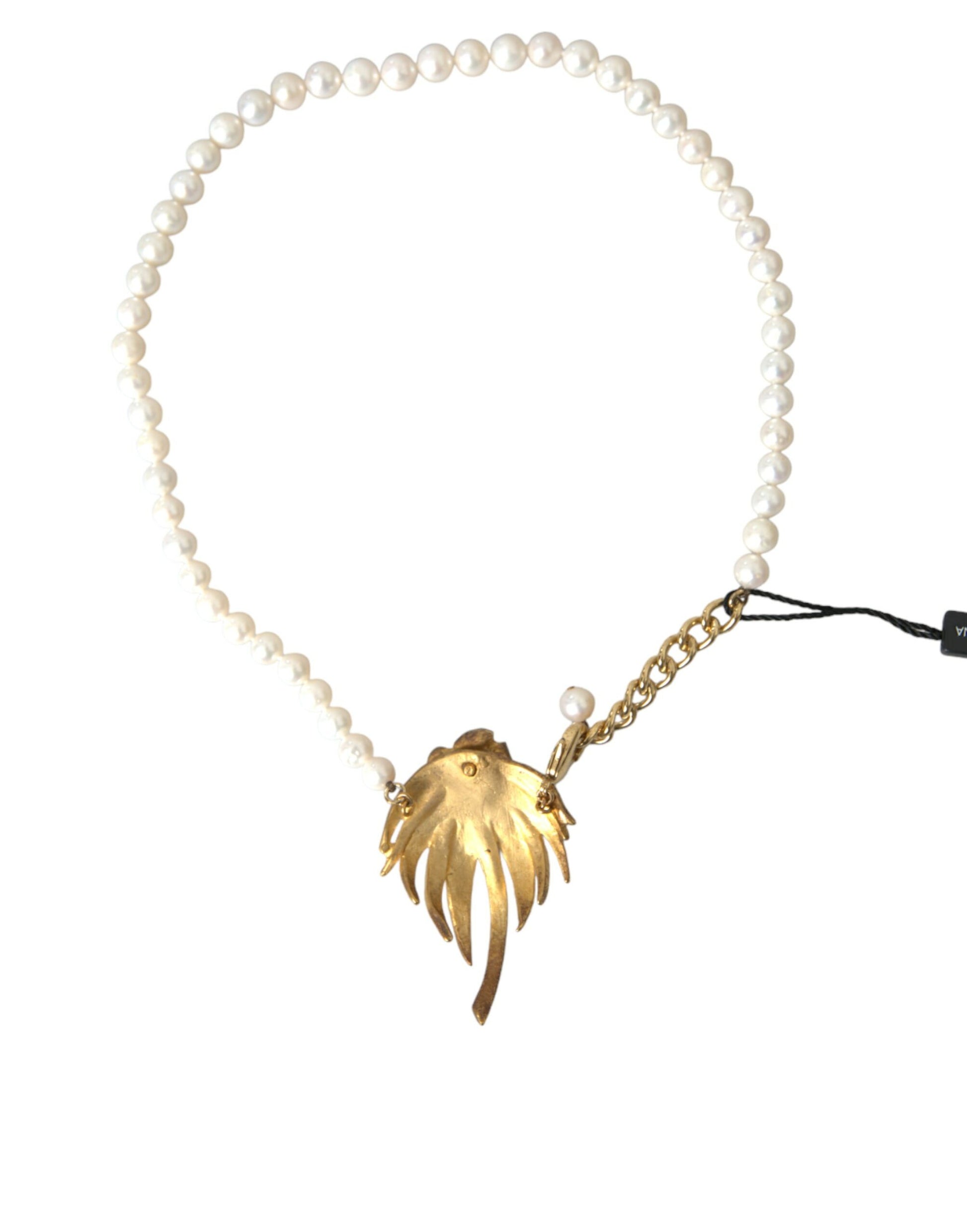 Dolce & Gabbana Gold Necklaces for Women side view