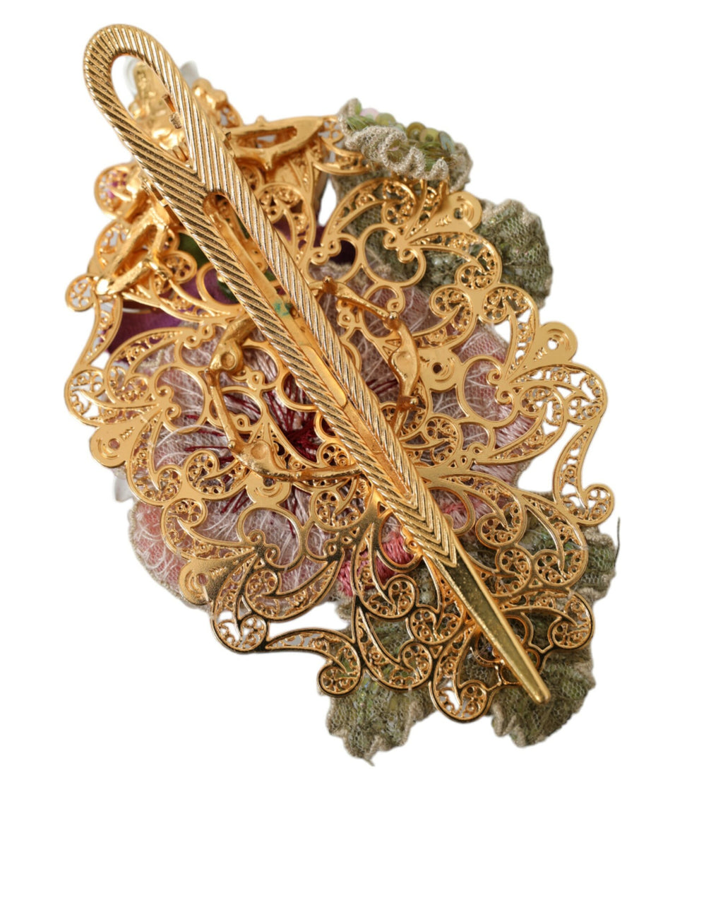 Dolce & Gabbana Multicolor Hair Clips for Women detail view
