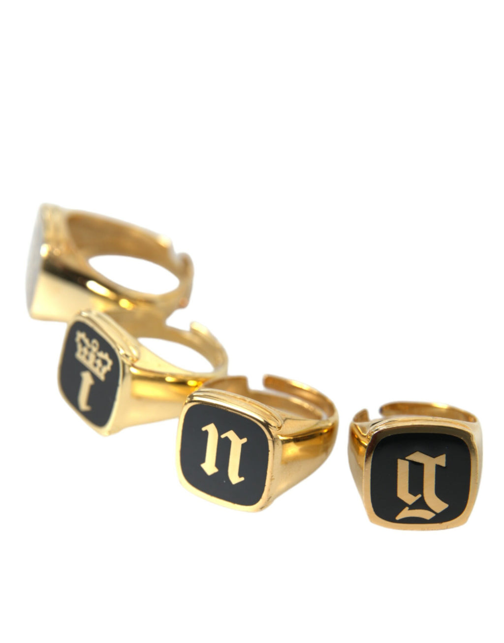 Dolce & Gabbana Gold Rings for Men side view