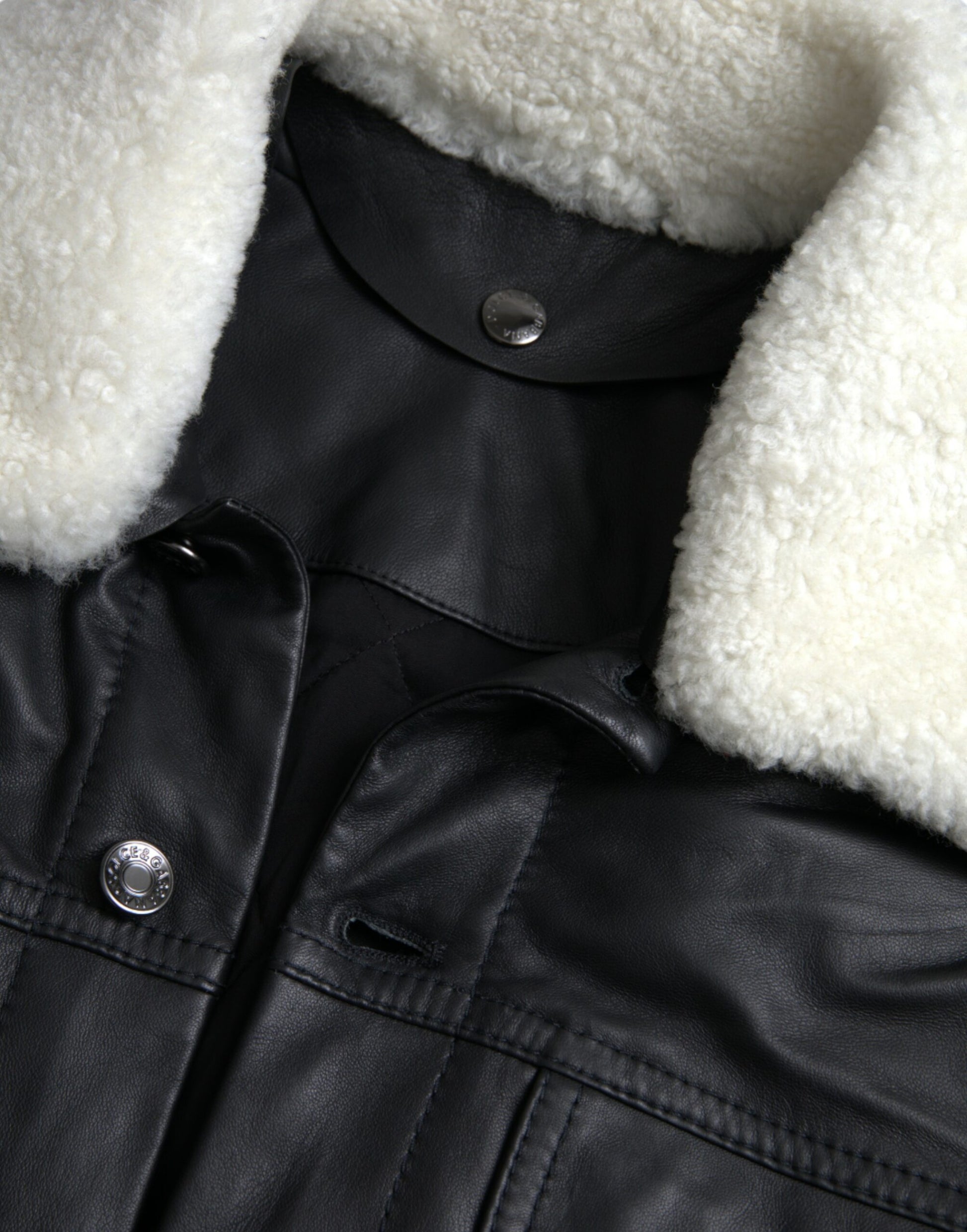 Dolce & Gabbana Black Biker Jackets for Men additional view