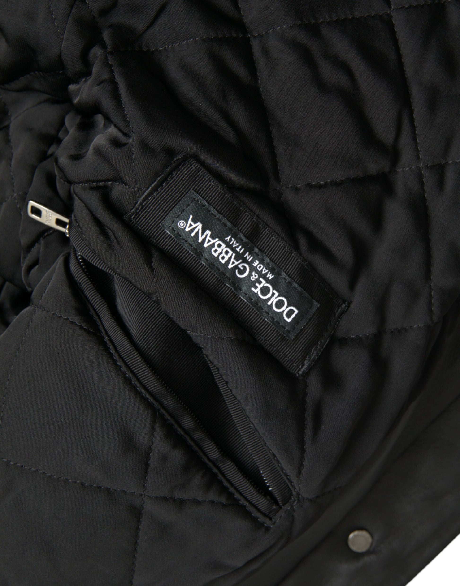 Dolce & Gabbana Black Biker Jackets for Men additional view