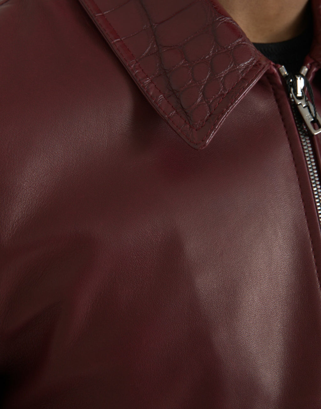 Dolce & Gabbana Red Biker Jackets for Men additional view