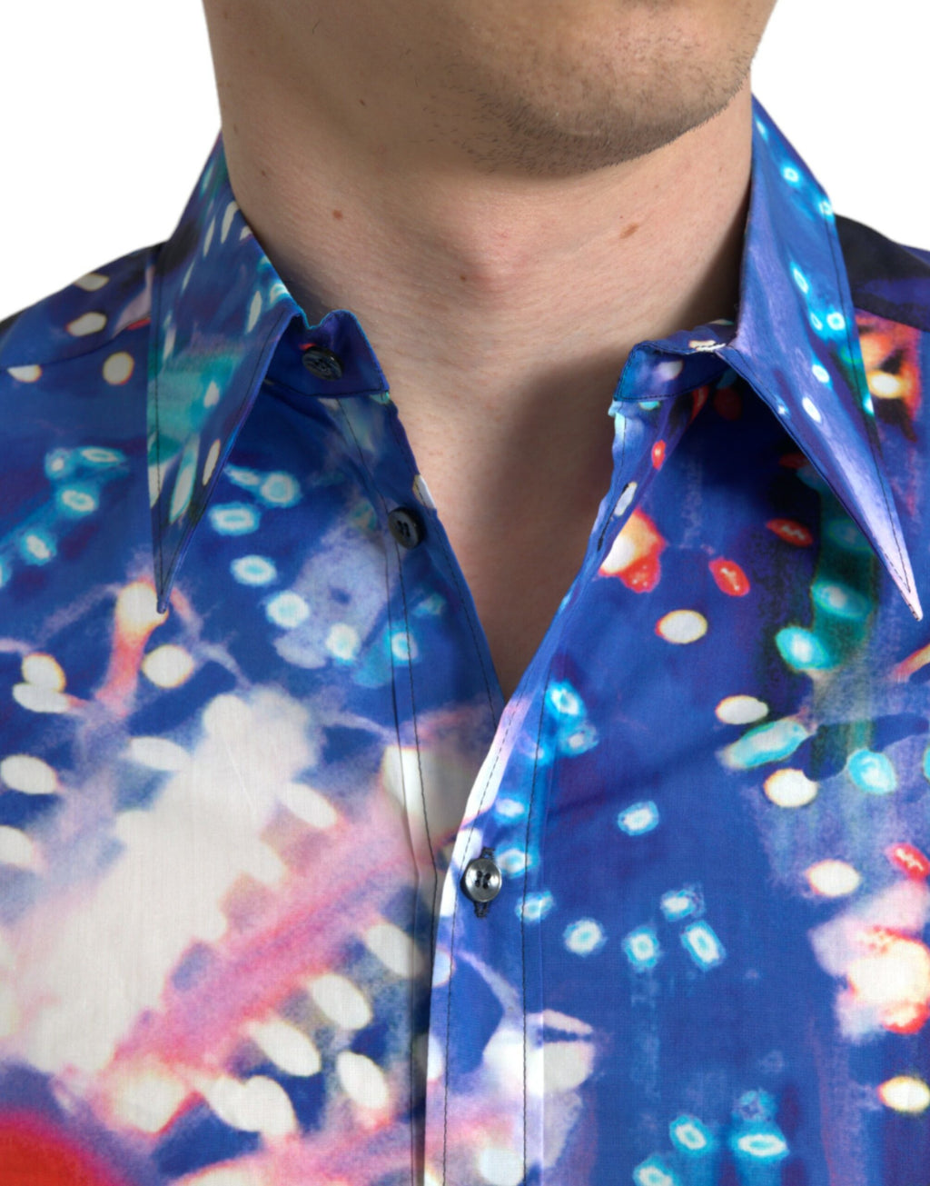 Dolce & Gabbana Multicolor Dress Shirt for Men side view