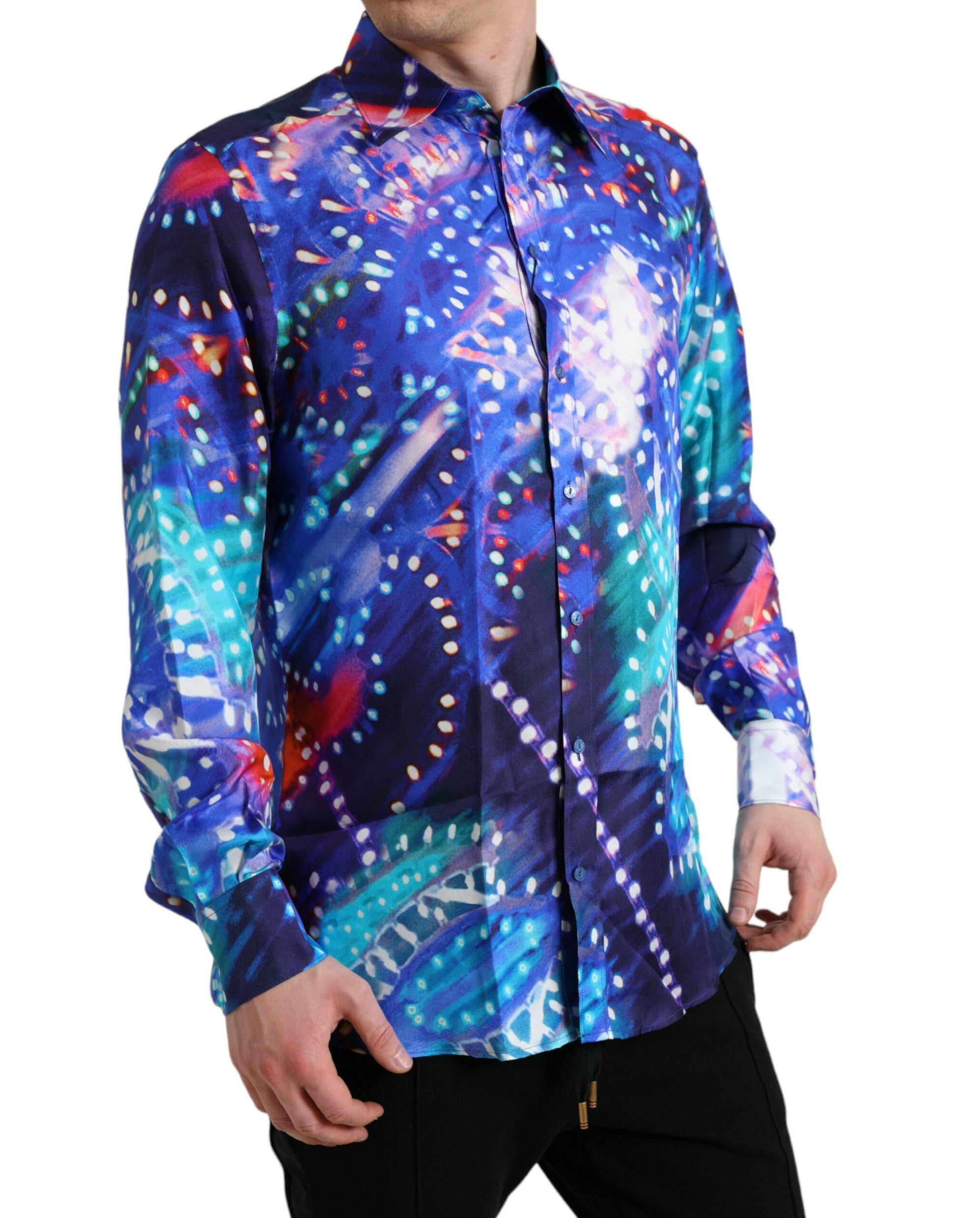 Dolce & Gabbana Multicolor Dress Shirt for Men alternate view