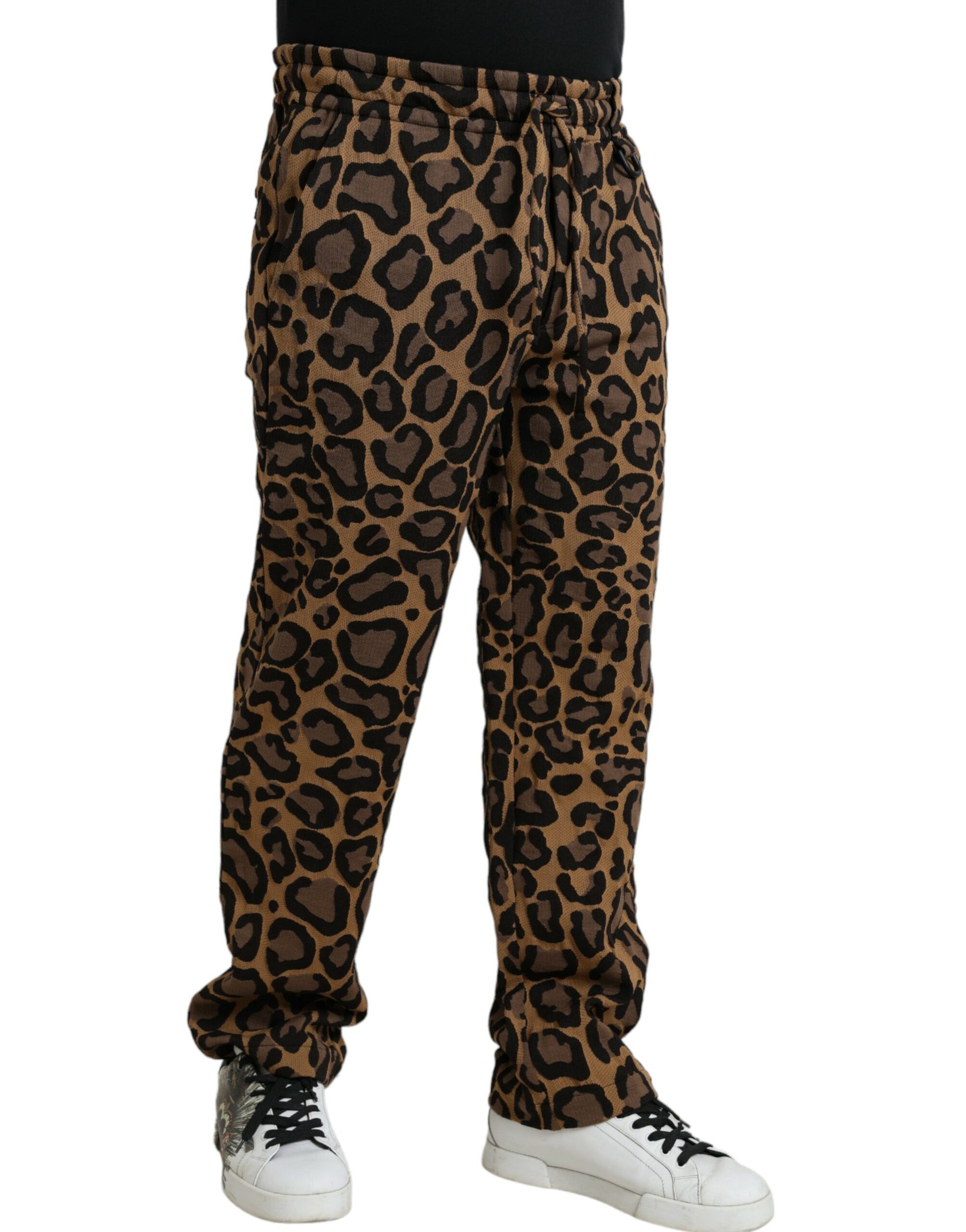 Dolce & Gabbana Brown Athletic Pants for Men detail view