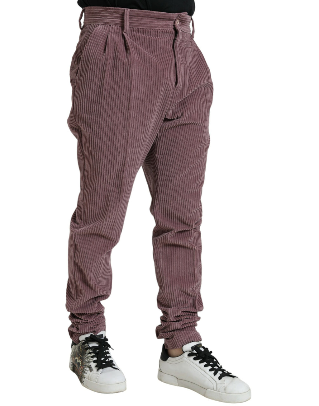 Dolce & Gabbana Purple Skinny Pants for Men detail view