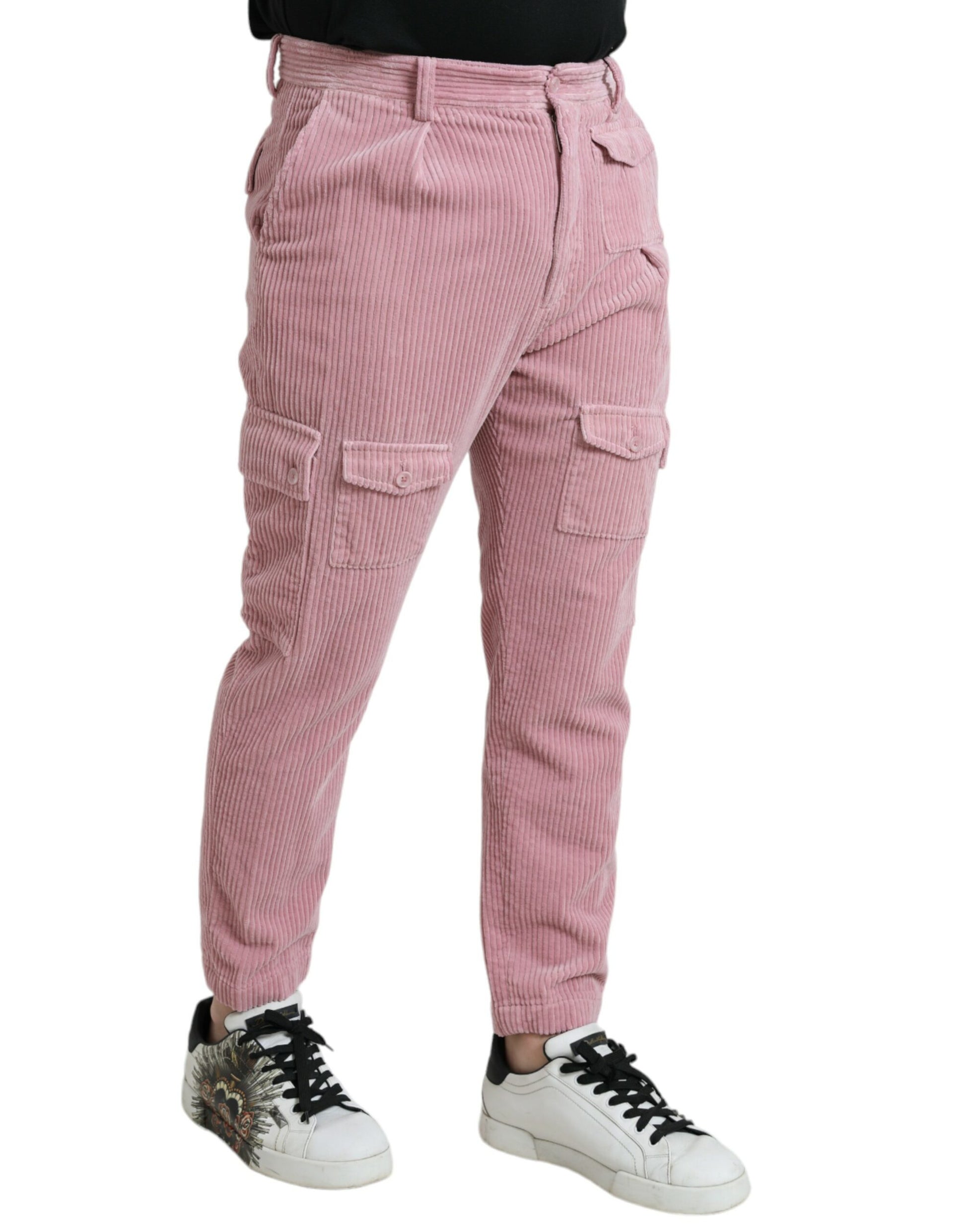Dolce & Gabbana Pink Skinny Jeans for Men detail view