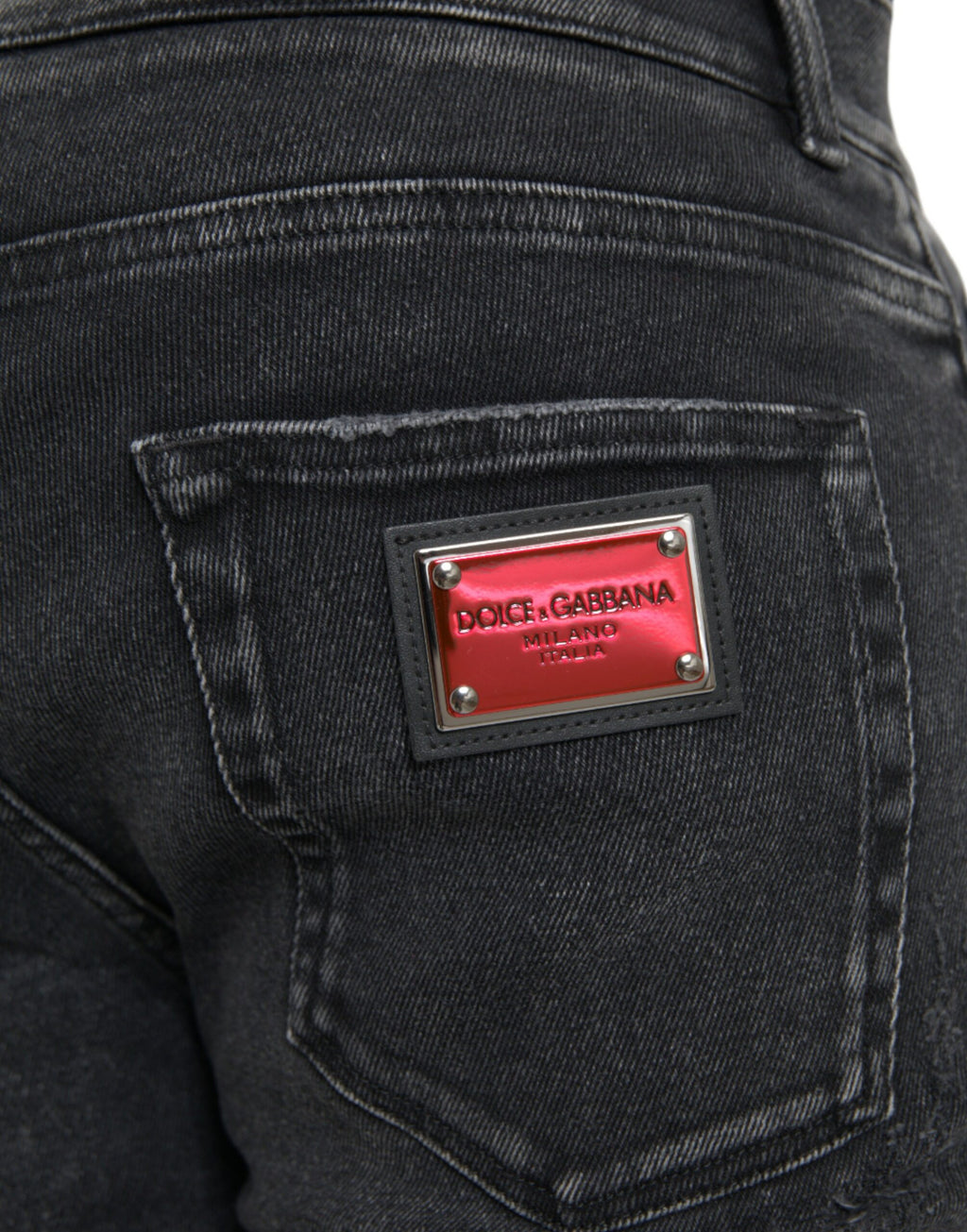 Dolce & Gabbana Grey Skinny Jeans for Men additional view