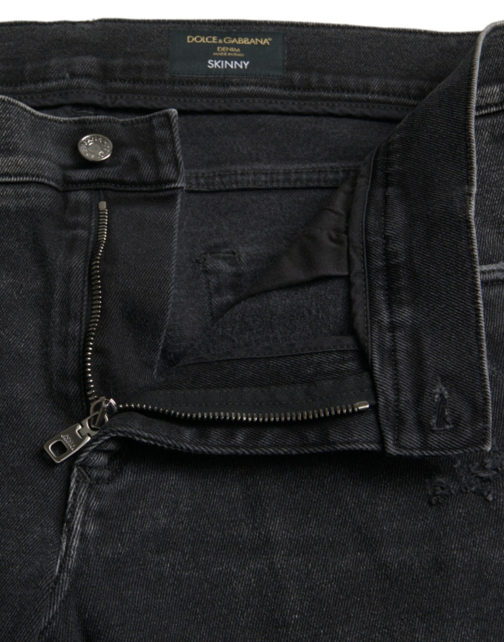 Dolce & Gabbana Grey Skinny Jeans for Men additional view