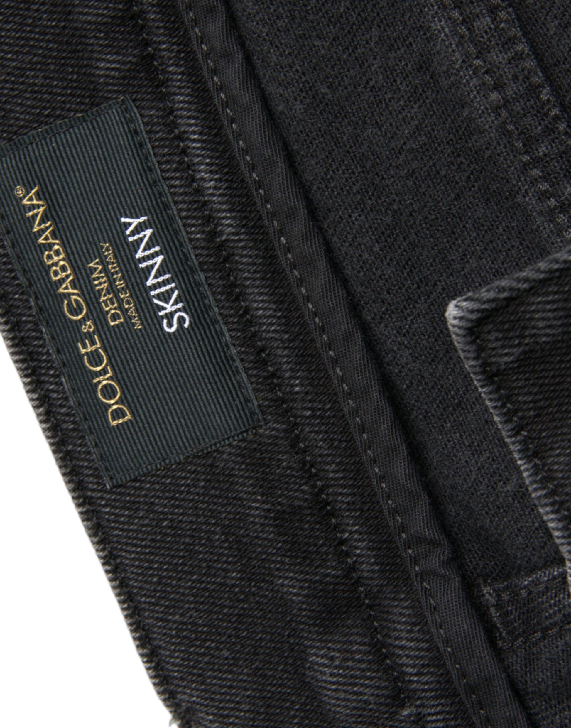 Dolce & Gabbana Grey Skinny Jeans for Men additional view