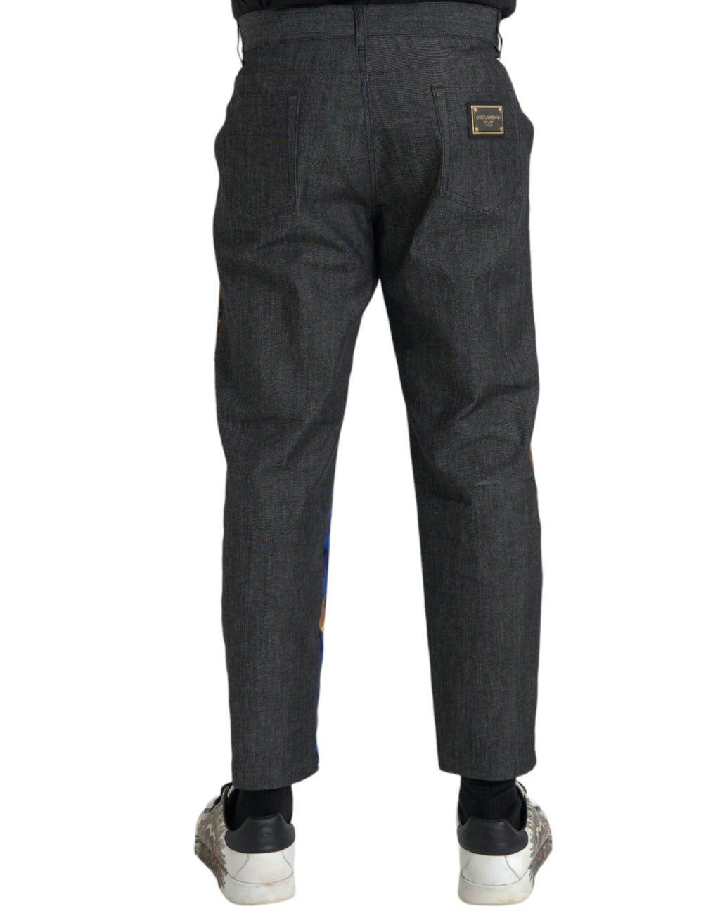 Dolce & Gabbana Multicolor Chino Pants for Men detail view