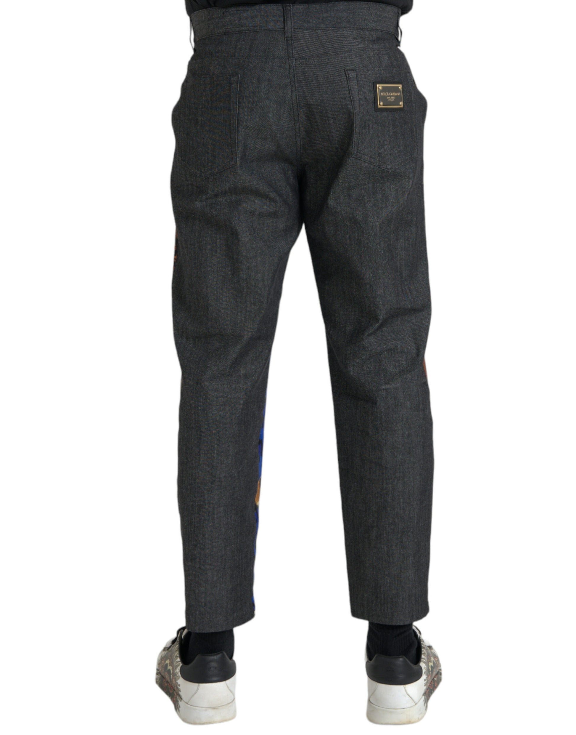 Dolce & Gabbana Multicolor Chino Pants for Men detail view