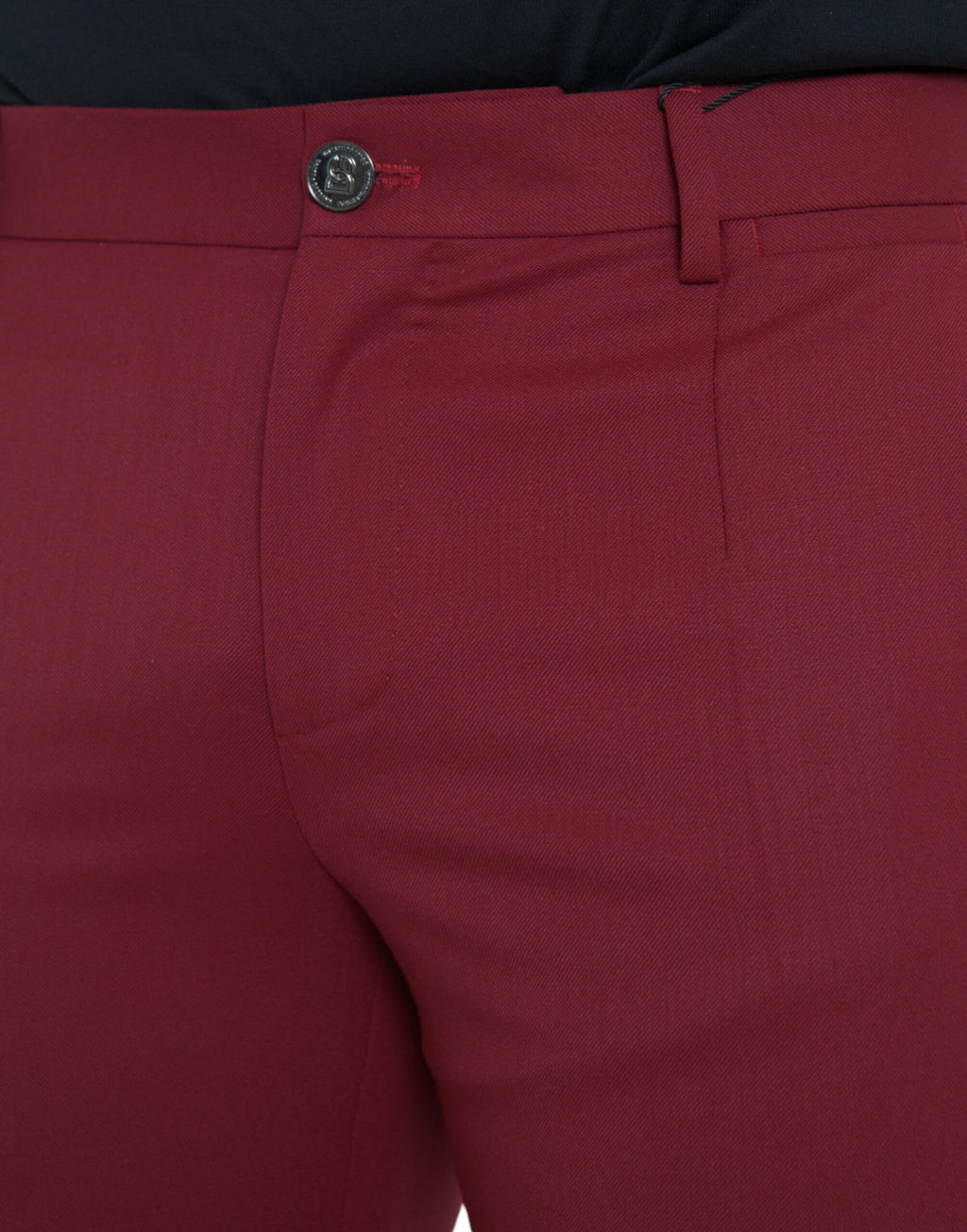 Dolce & Gabbana Red Dress Pants for Men side view
