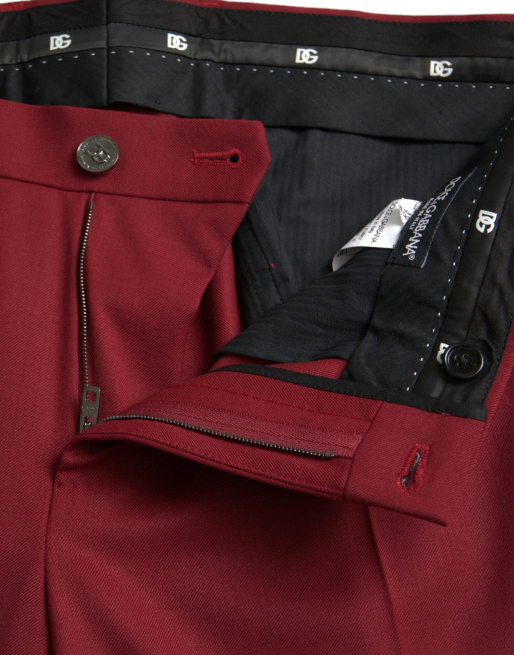 Dolce & Gabbana Red Dress Pants for Men additional view