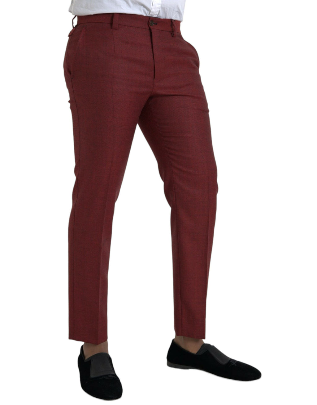 Dolce & Gabbana Red Dress Pants for Men alternate view