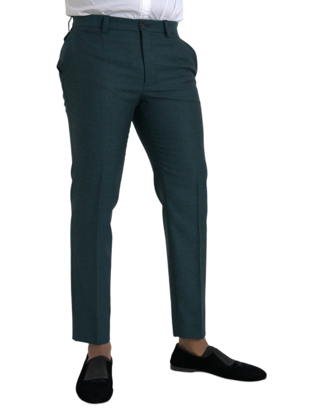 Dolce & Gabbana Green Dress Pants for Men alternate view
