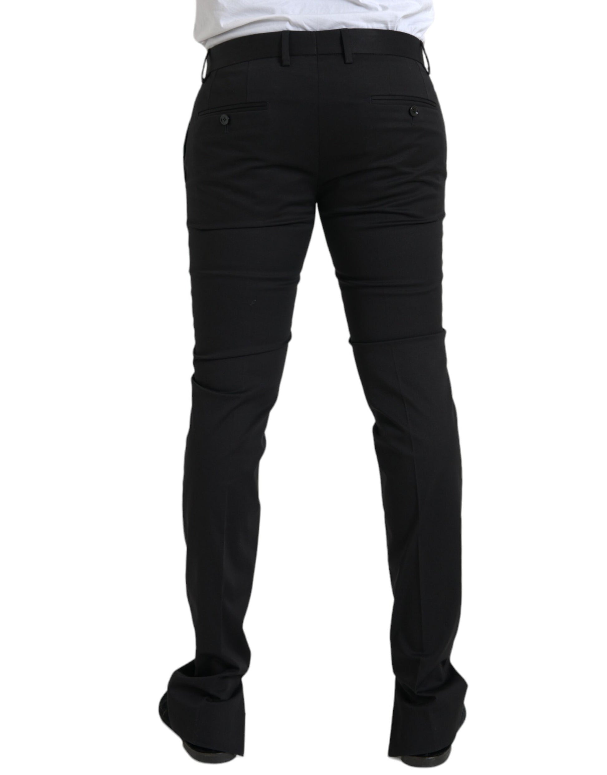 Dolce & Gabbana Black Dress Pants for Men detail view