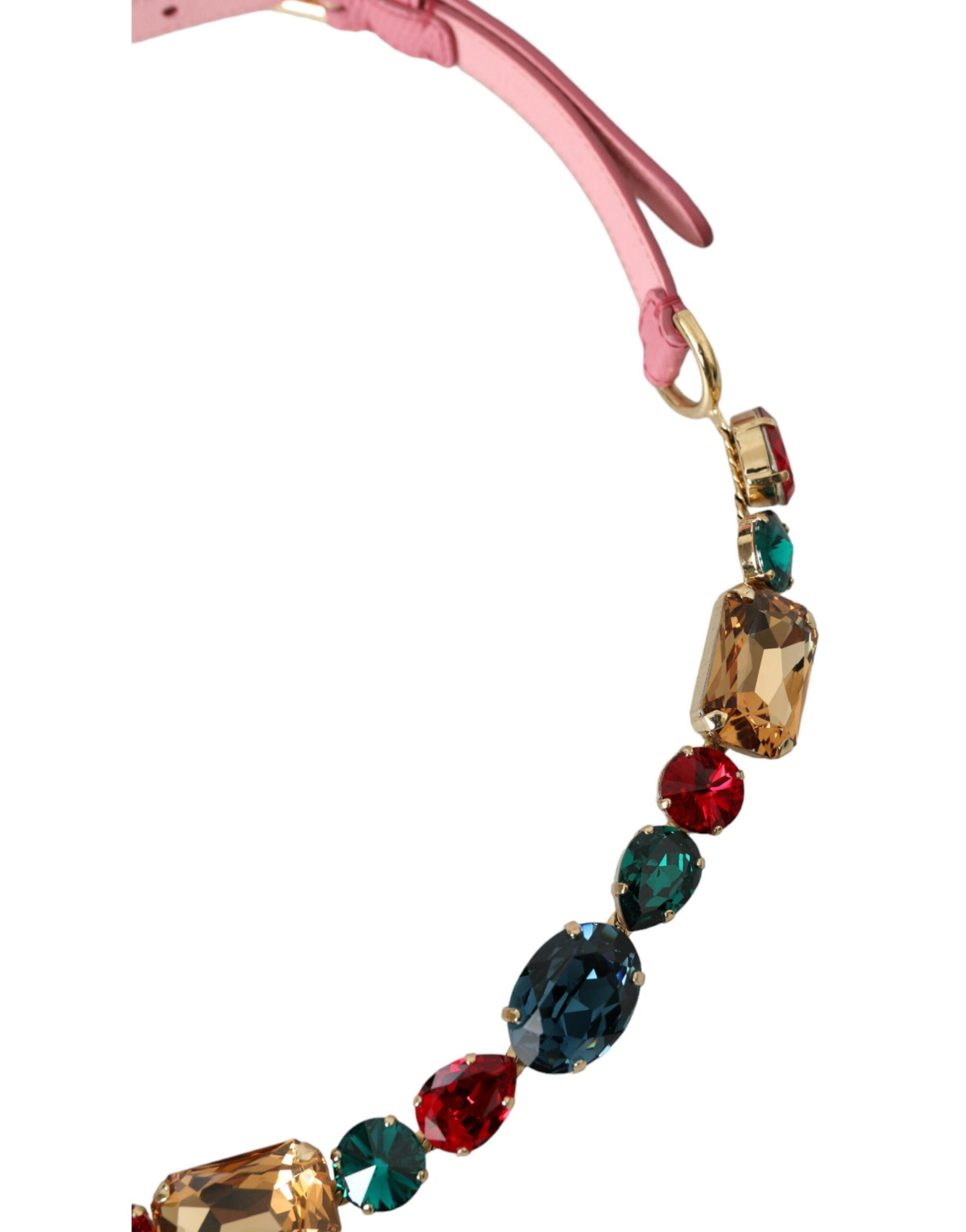 Dolce & Gabbana Pink High Waist Belts for Women detail view
