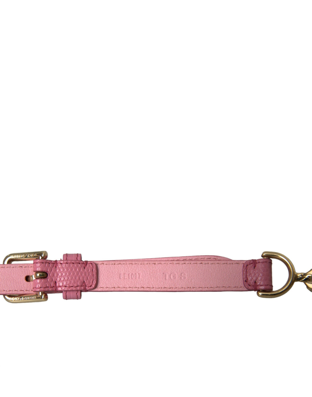 Dolce & Gabbana Pink High Waist Belts for Women side view