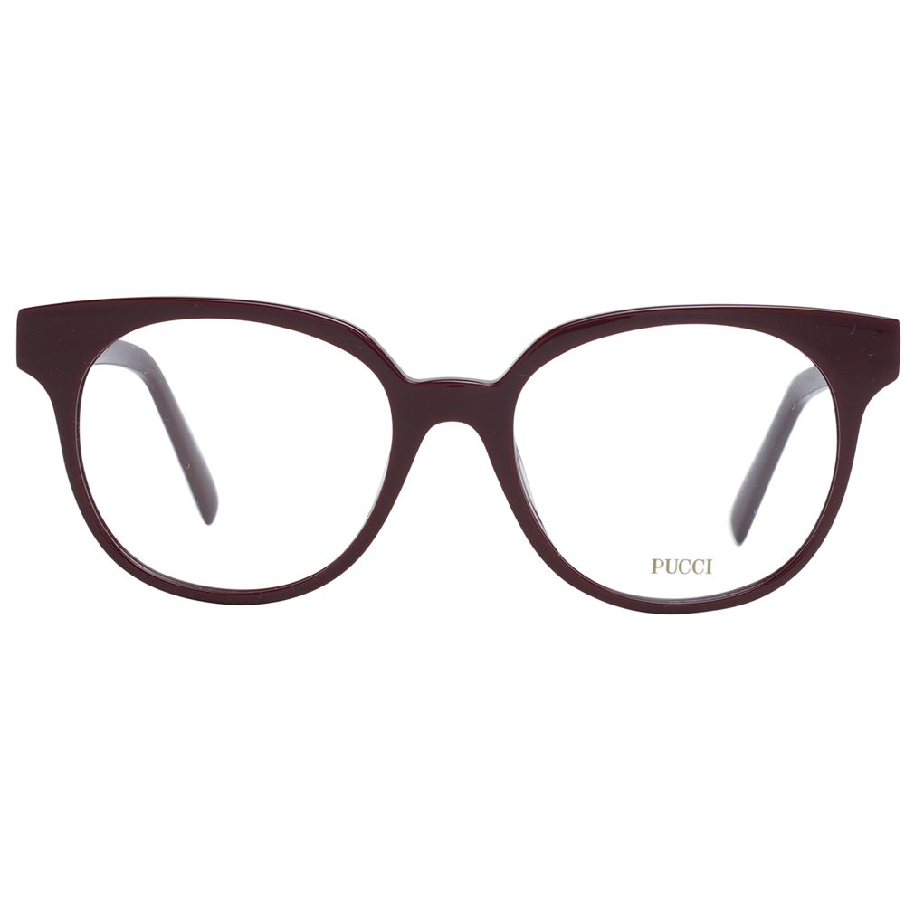 Lunettes en plastique bordeaux Emilio Pucci (monture)