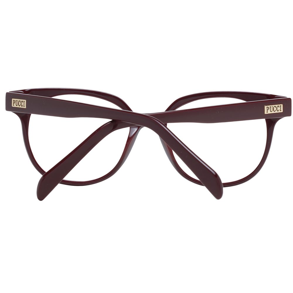Lunettes en plastique bordeaux Emilio Pucci (monture)