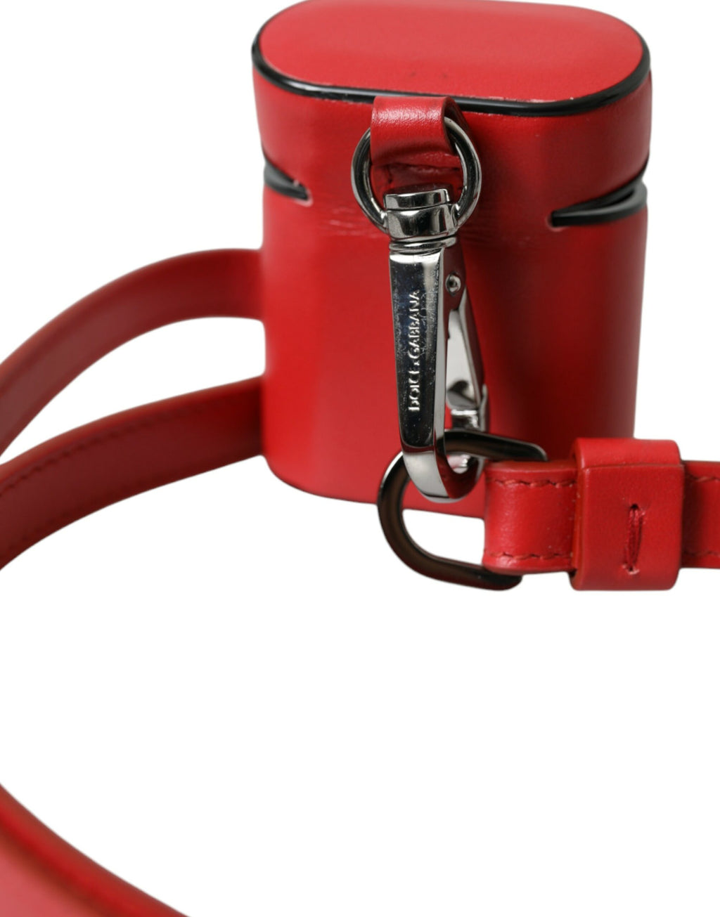 Dolce & Gabbana Red Airpod Holders for Men detail view