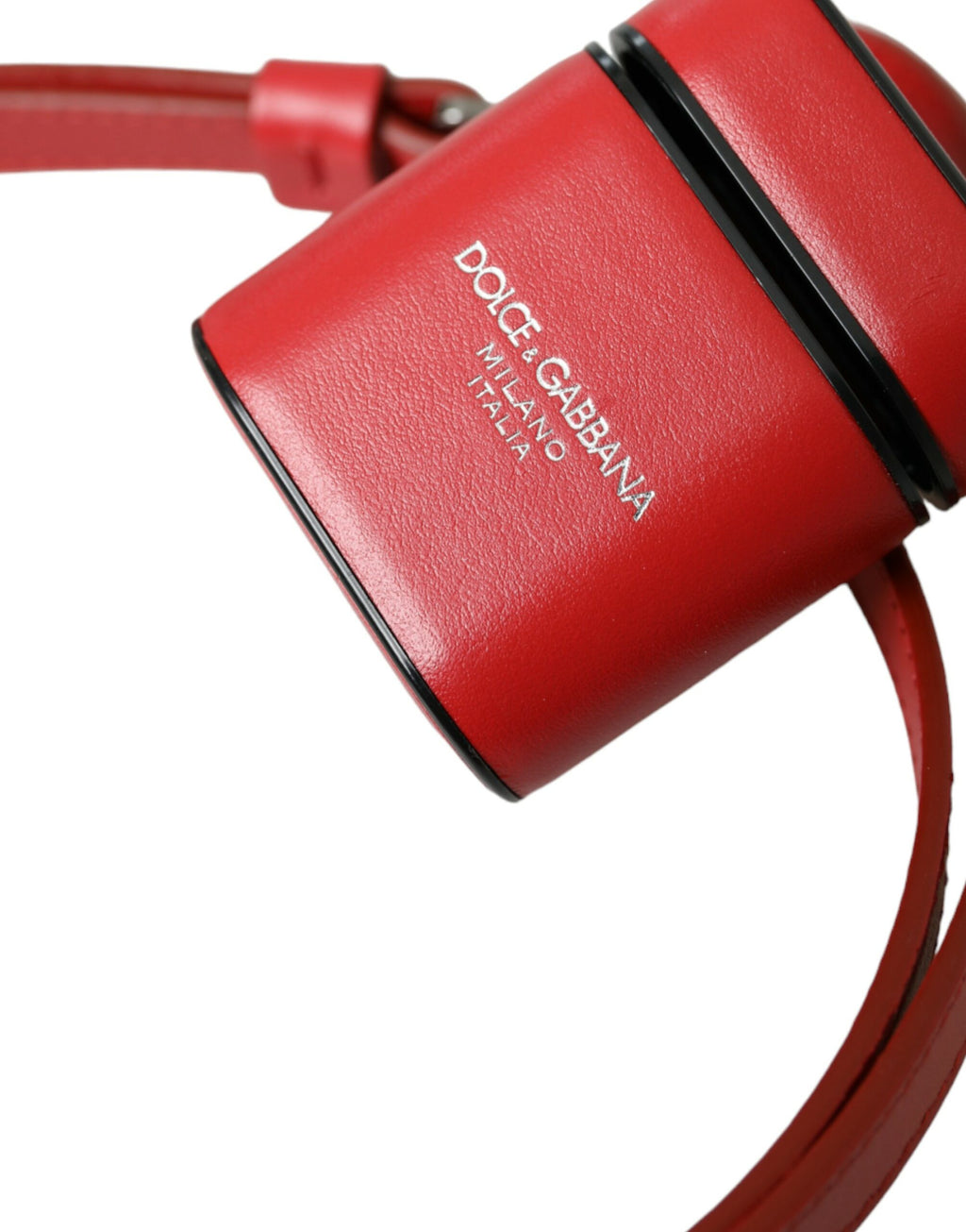 Dolce & Gabbana Red Airpod Holders for Men side view