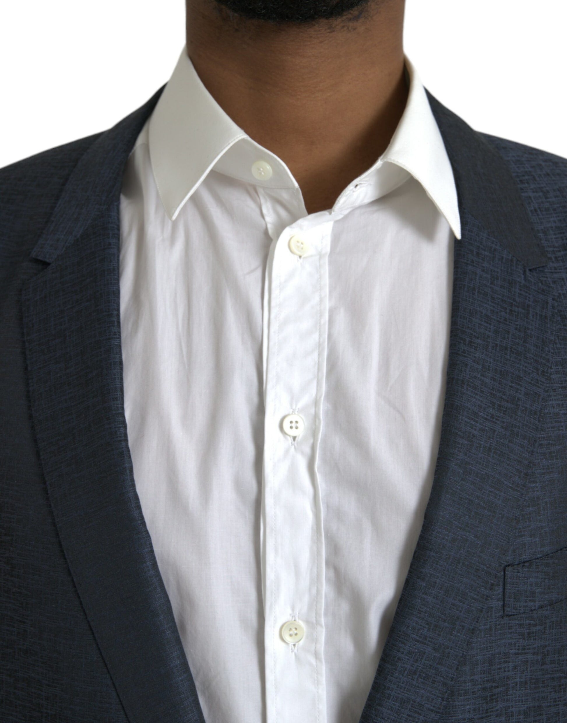 Dolce & Gabbana Blue Blazer for Men side view