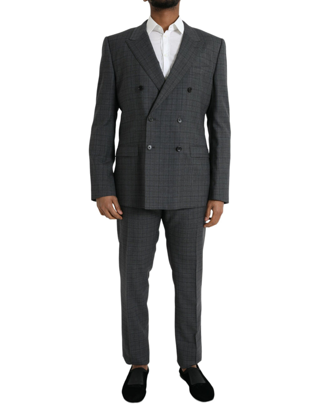 Dolce & Gabbana Grey Two Piece Suits for Men