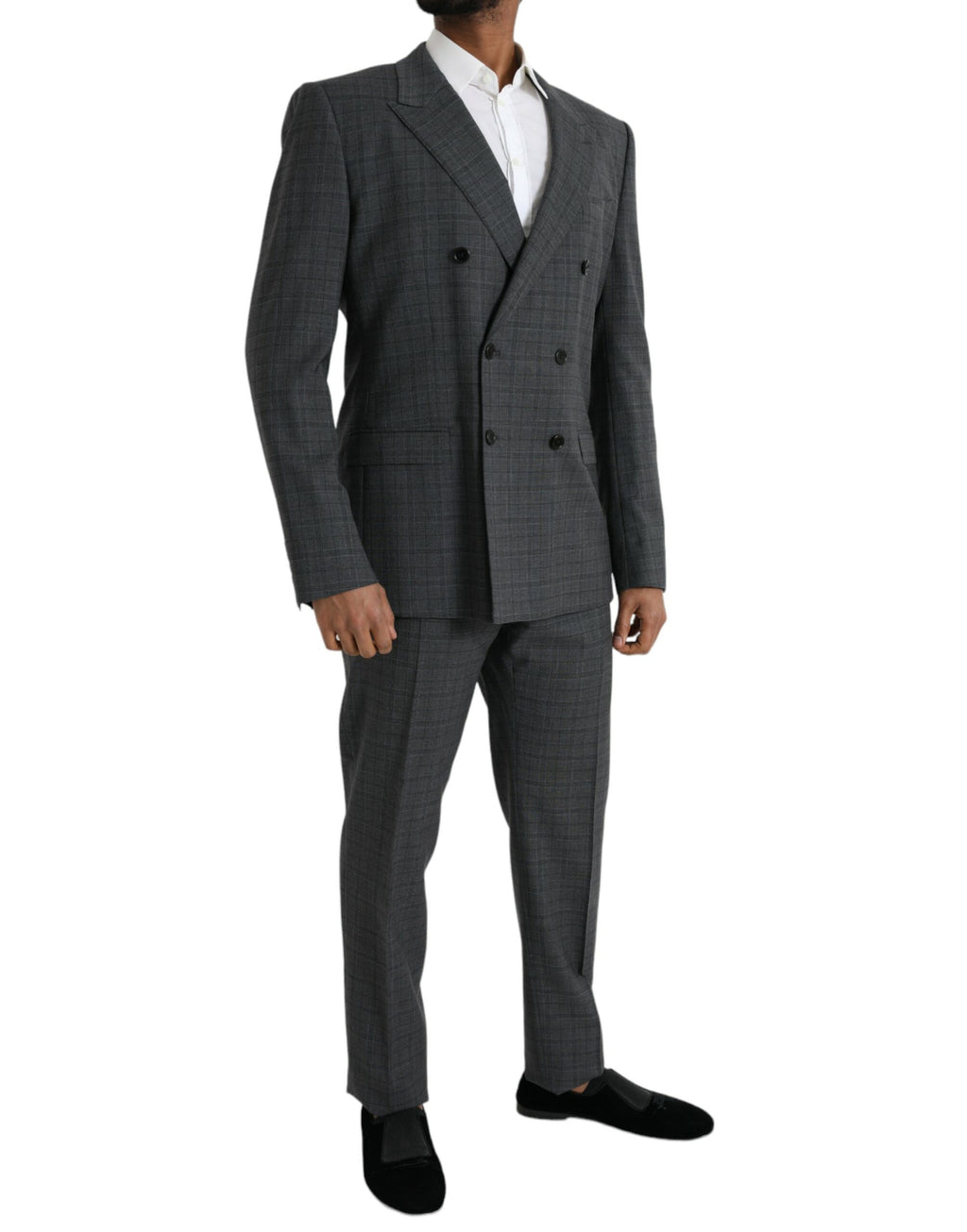 Dolce & Gabbana Grey Two Piece Suits for Men detail view