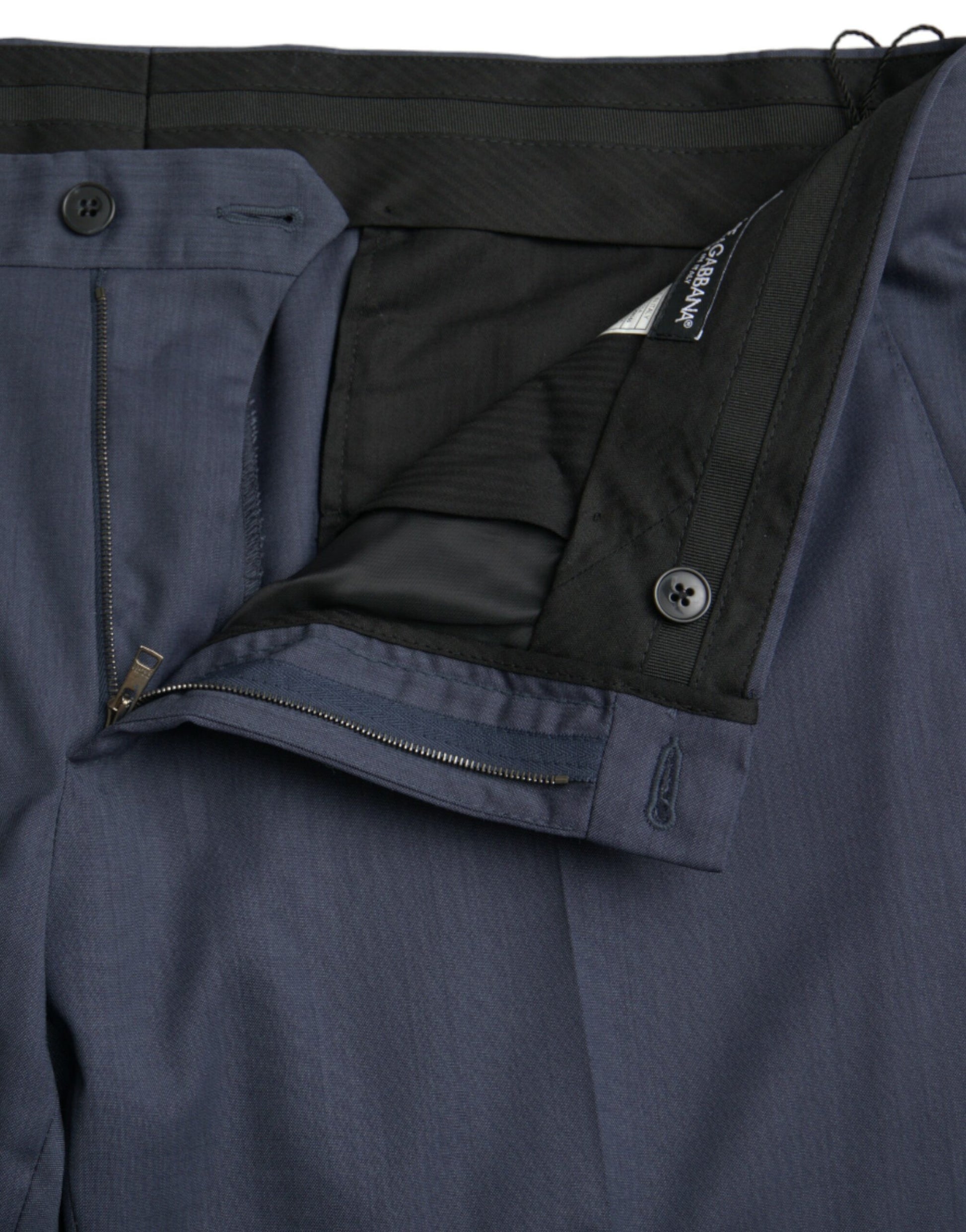 Dolce & Gabbana Blue Dress Pants for Men side view