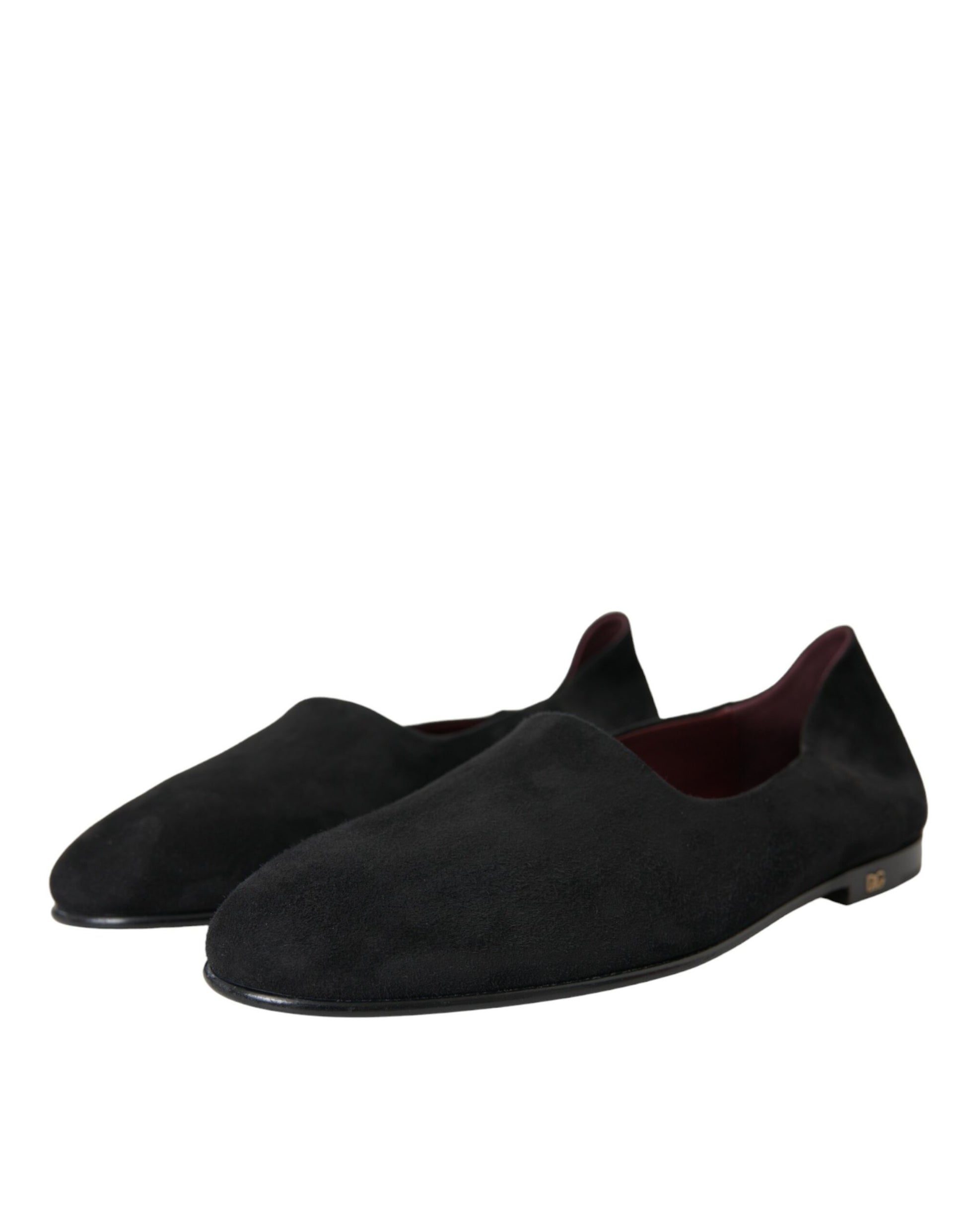 Dolce & Gabbana Black Slip On Loafers for Men detail view