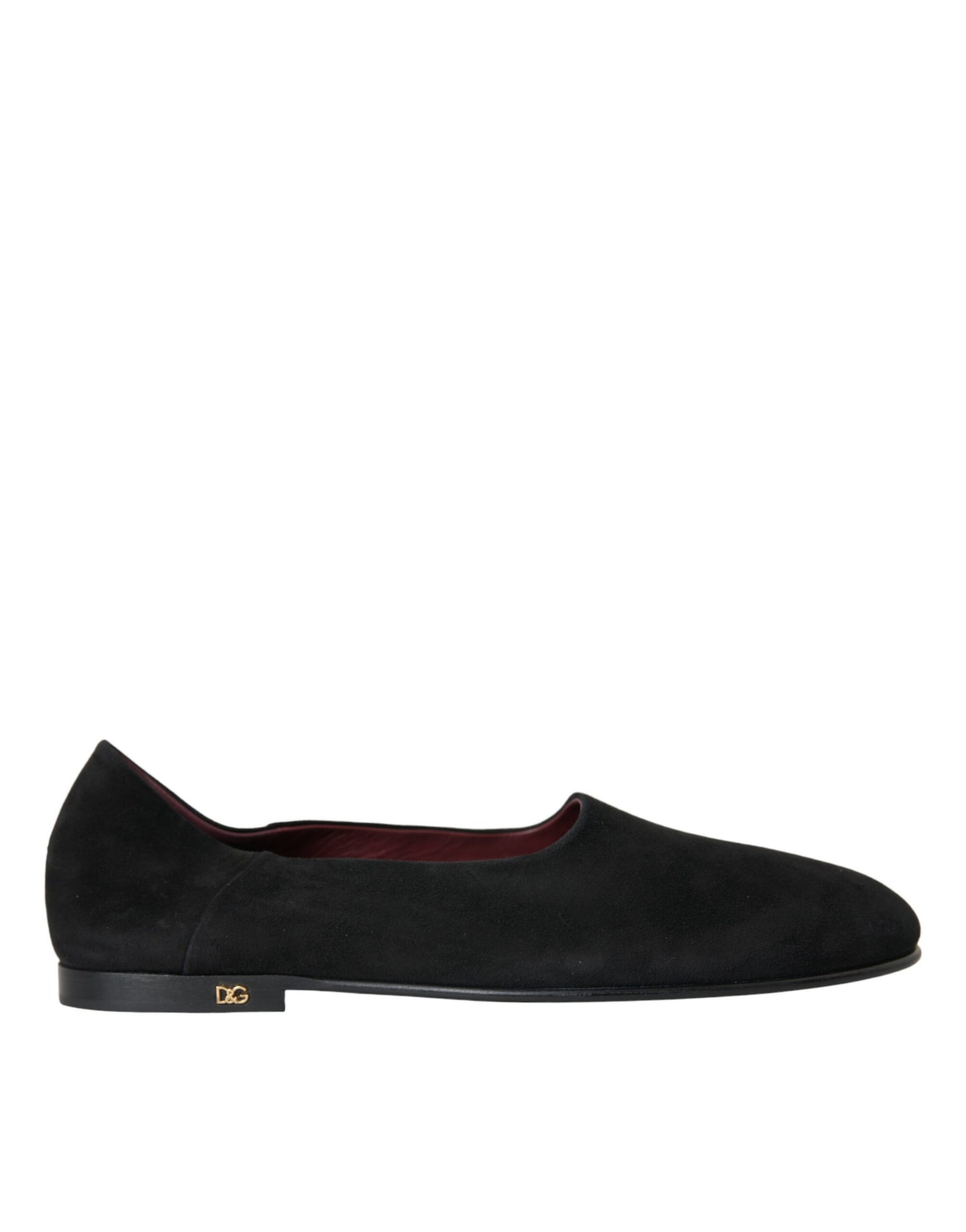 Dolce & Gabbana Black Slip On Loafers for Men