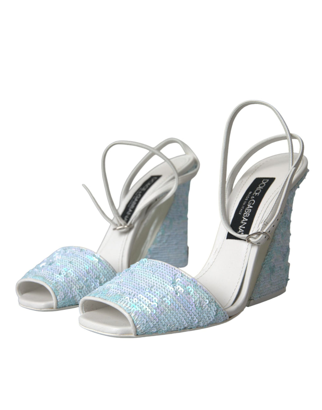 Dolce & Gabbana Blue Stiletto Heels for Women detail view
