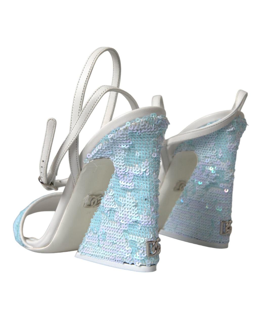 Dolce & Gabbana Blue Stiletto Heels for Women side view