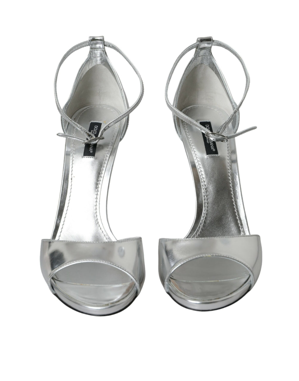 Dolce & Gabbana Silver Stiletto Heels for Women alternate view