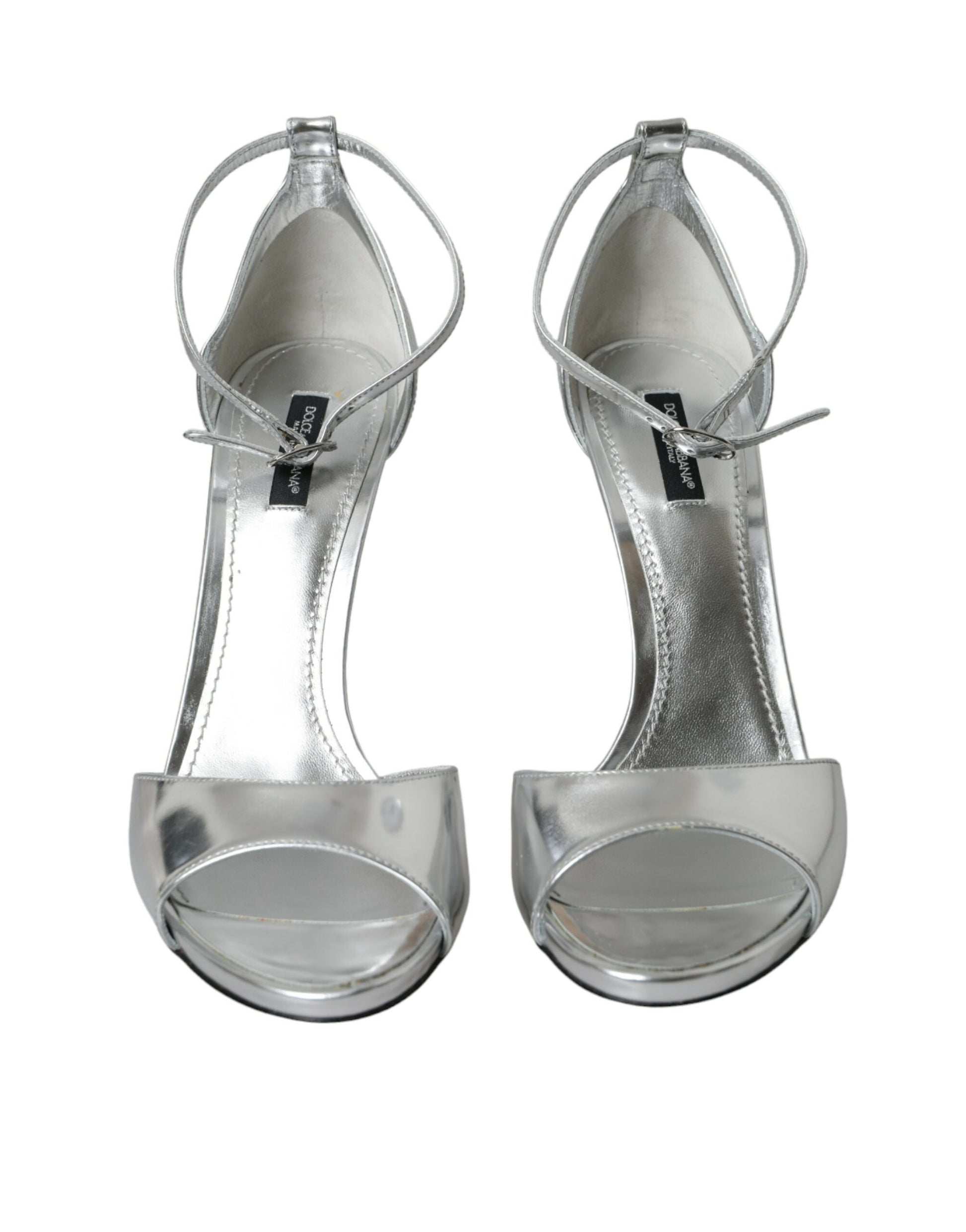 Dolce & Gabbana Silver Stiletto Heels for Women alternate view
