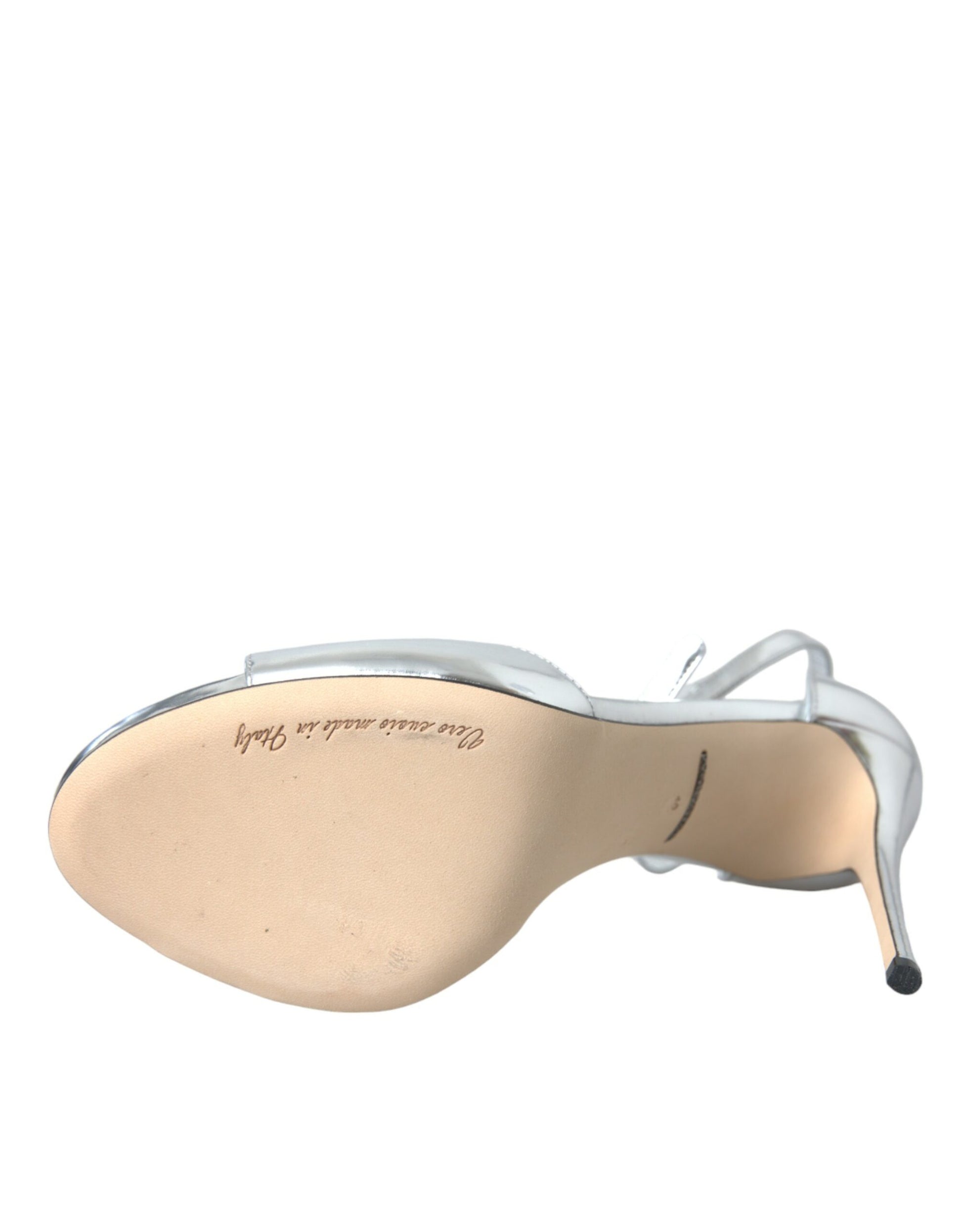 Dolce & Gabbana Silver Stiletto Heels for Women additional view