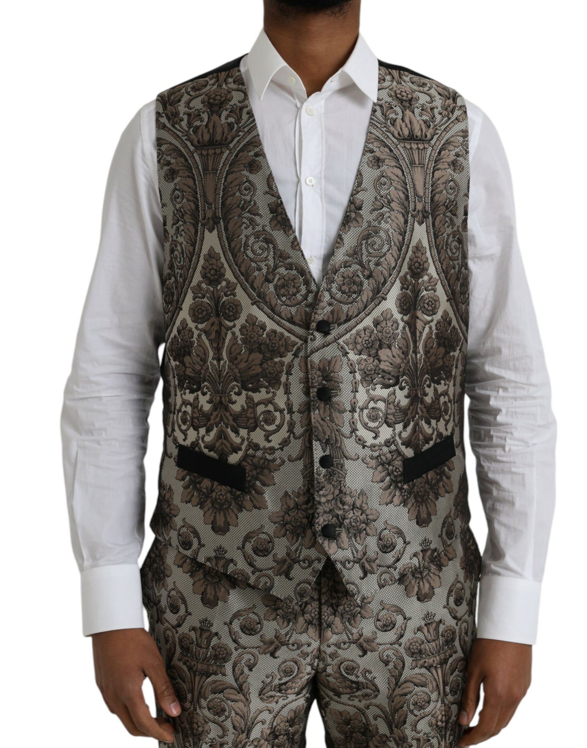 Dolce & Gabbana Brown Three Piece Suits for Men additional view