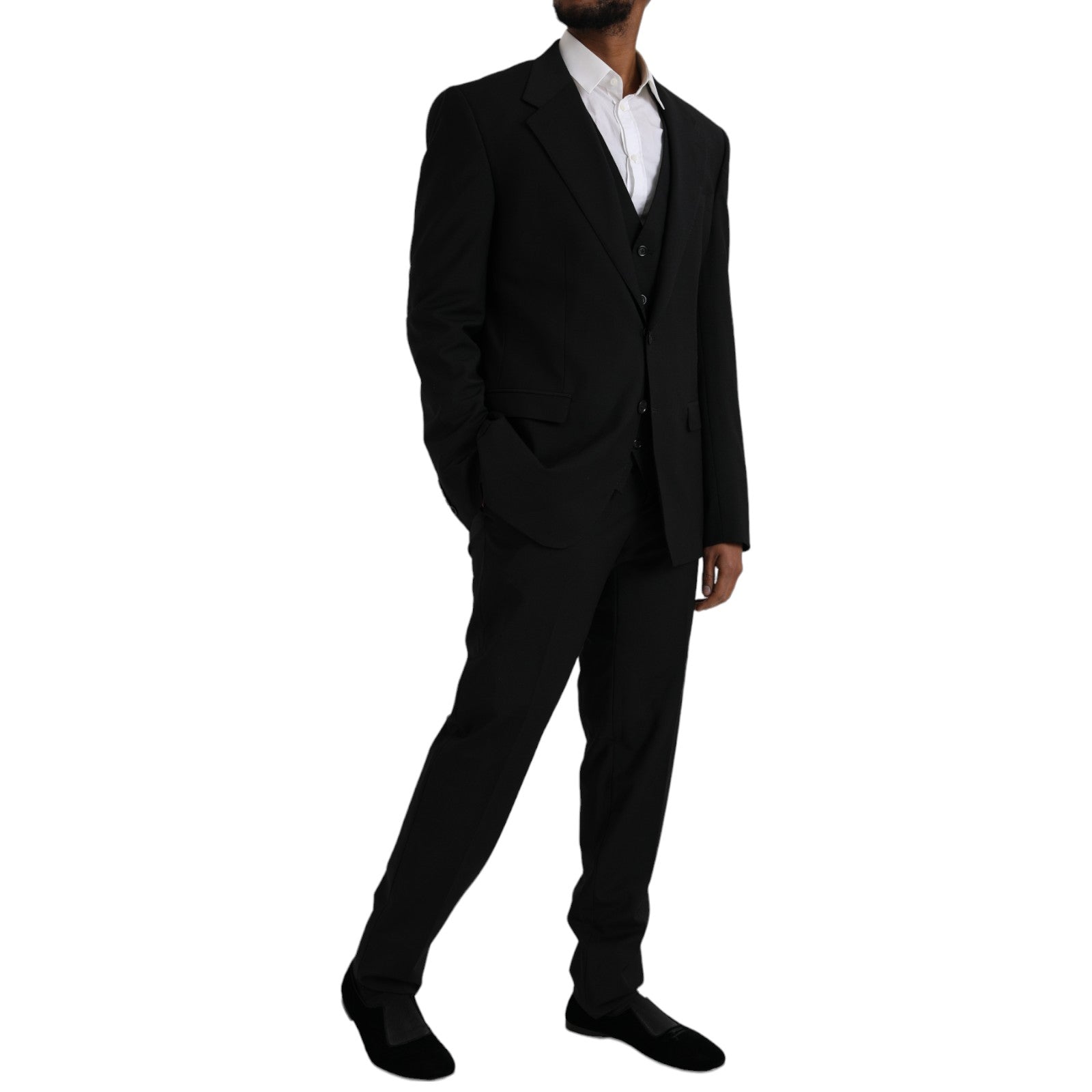 Dolce & Gabbana Black Three Piece Suits for Men alternate view