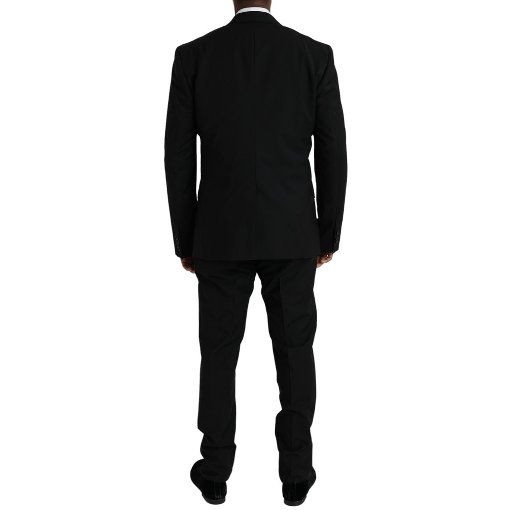 Dolce & Gabbana Black Three Piece Suits for Men detail view