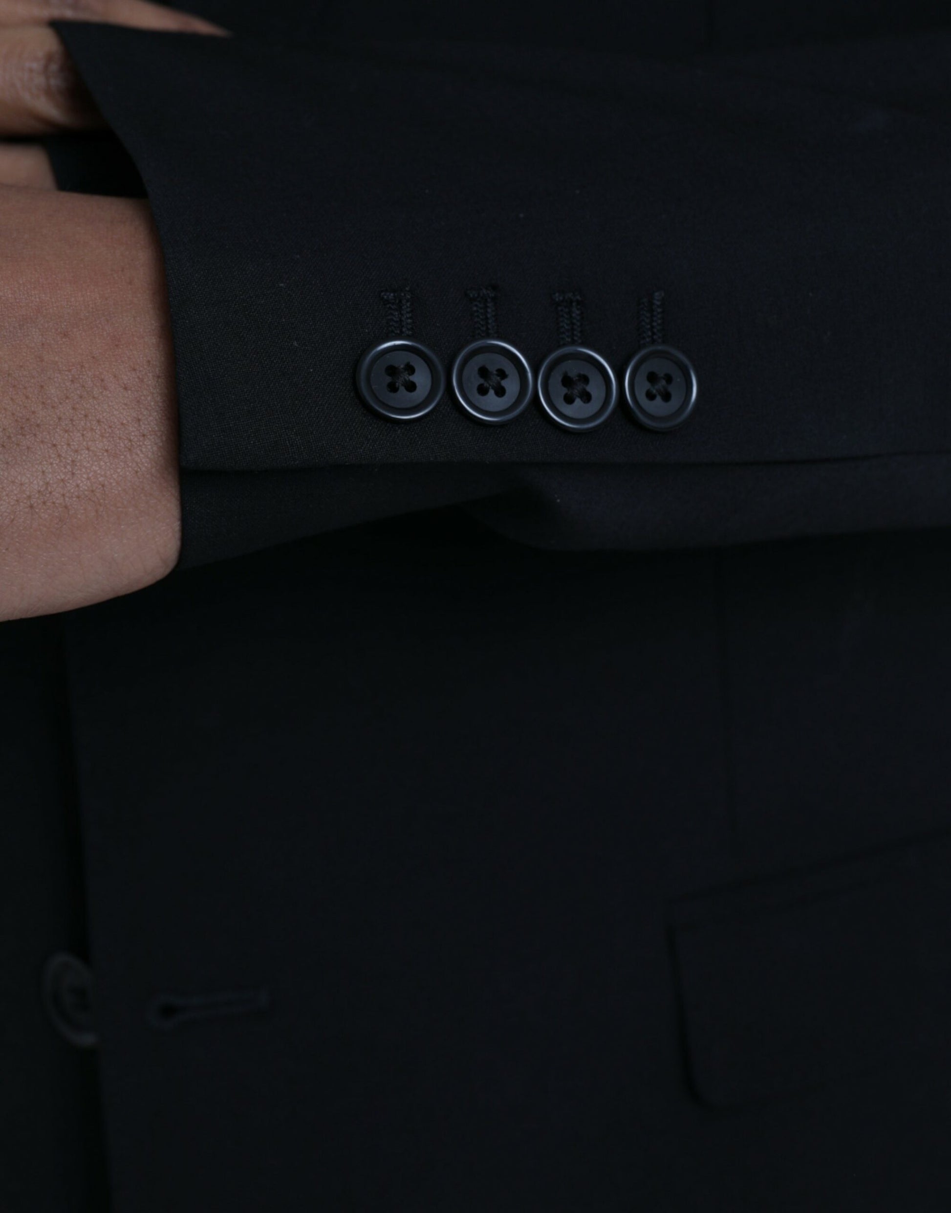 Dolce & Gabbana Black Three Piece Suits for Men additional view