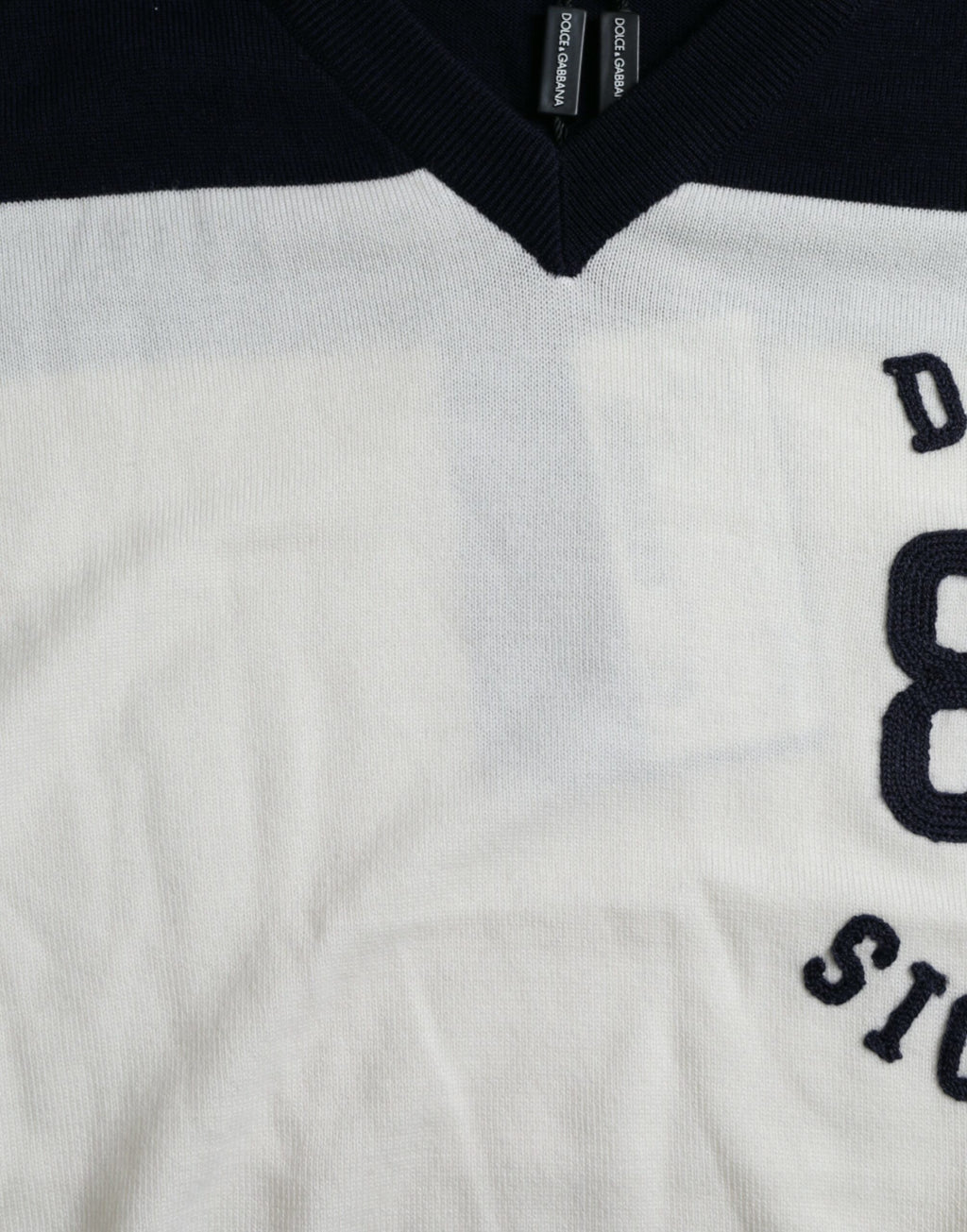 Dolce & Gabbana White Sweatshirt for Men detail view