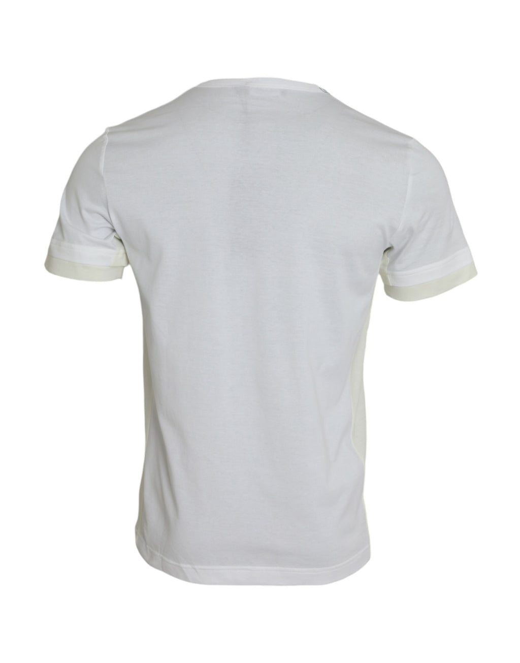T-shirt Dolce & Gabbana en coton blanc à manches courtes et poche
