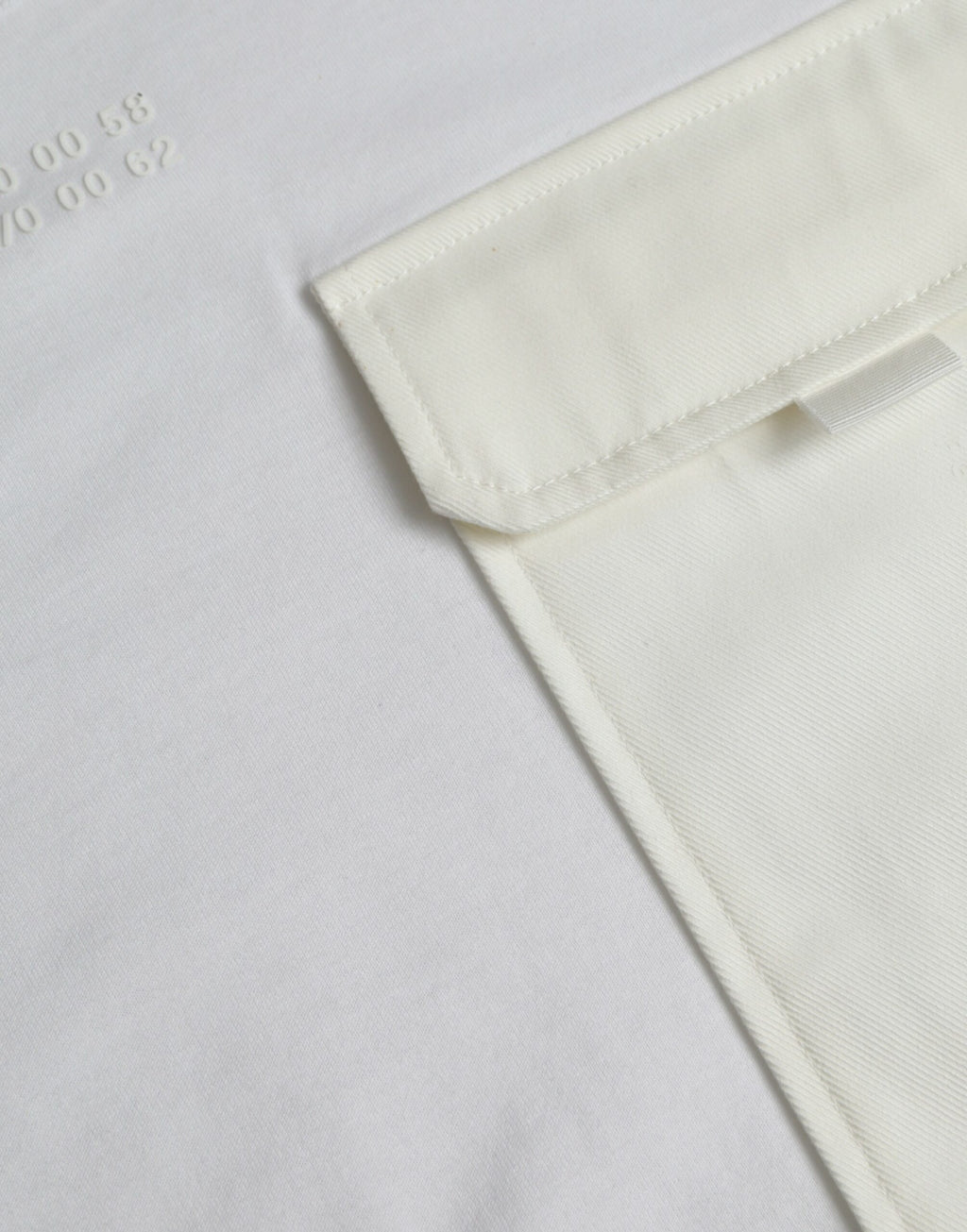 T-shirt Dolce & Gabbana en coton blanc à manches courtes et poche
