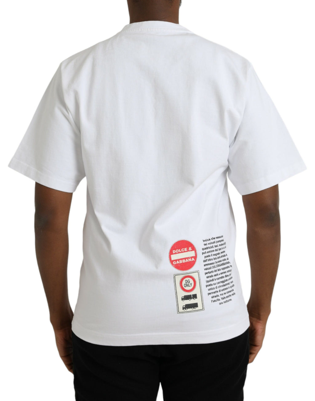 Dolce & Gabbana White T-Shirt for Men detail view