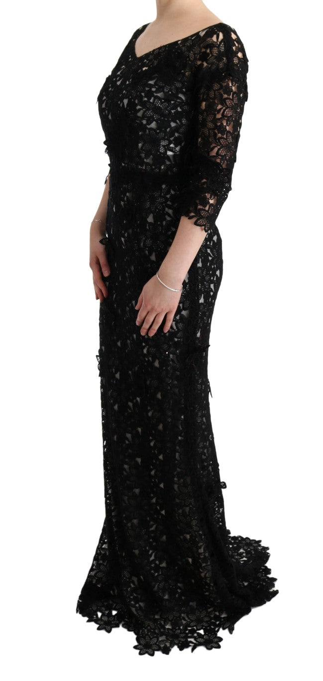 Dolce & Gabbana Black Long Dress for Women alternate view
