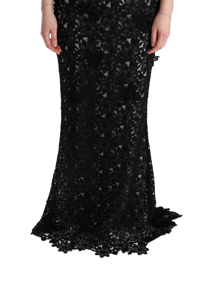 Dolce & Gabbana Black Long Dress for Women additional view