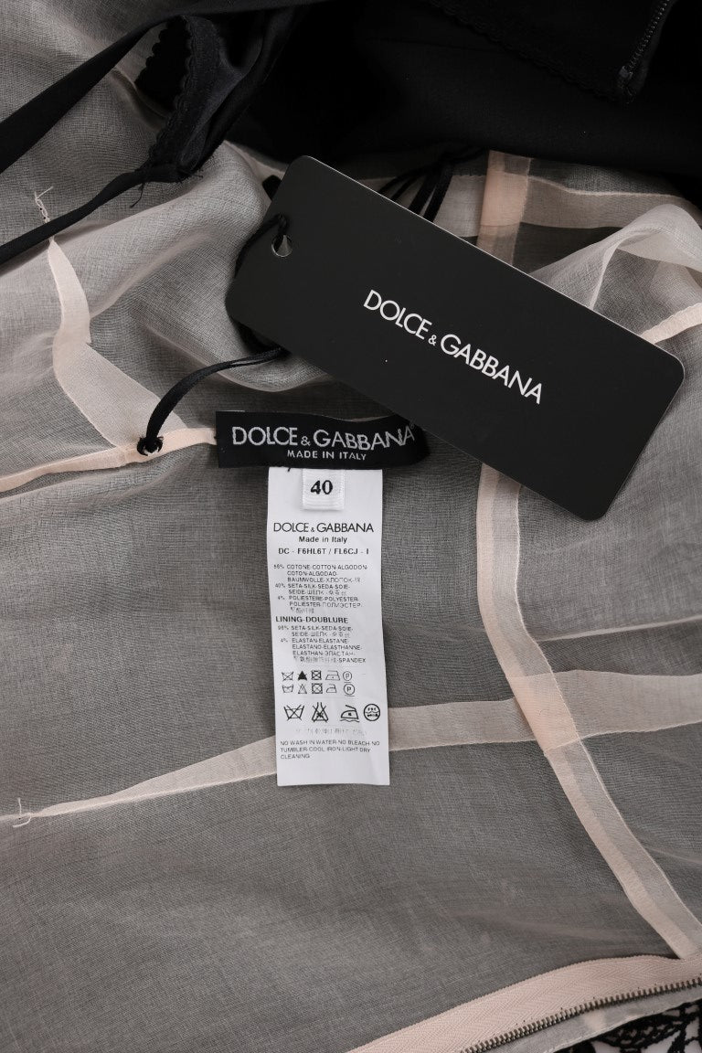 Dolce & Gabbana Black Long Dress for Women additional view