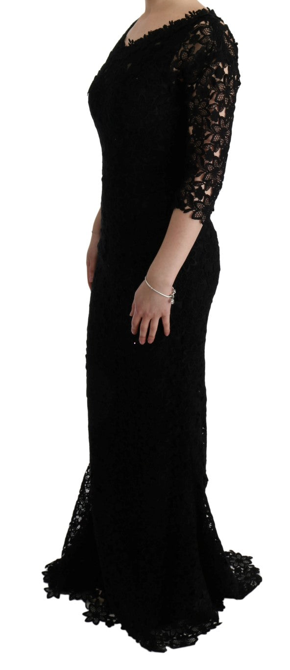 Dolce & Gabbana Black Long Dress for Women alternate view